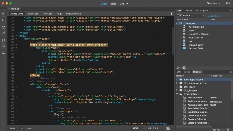 Dreamweaver