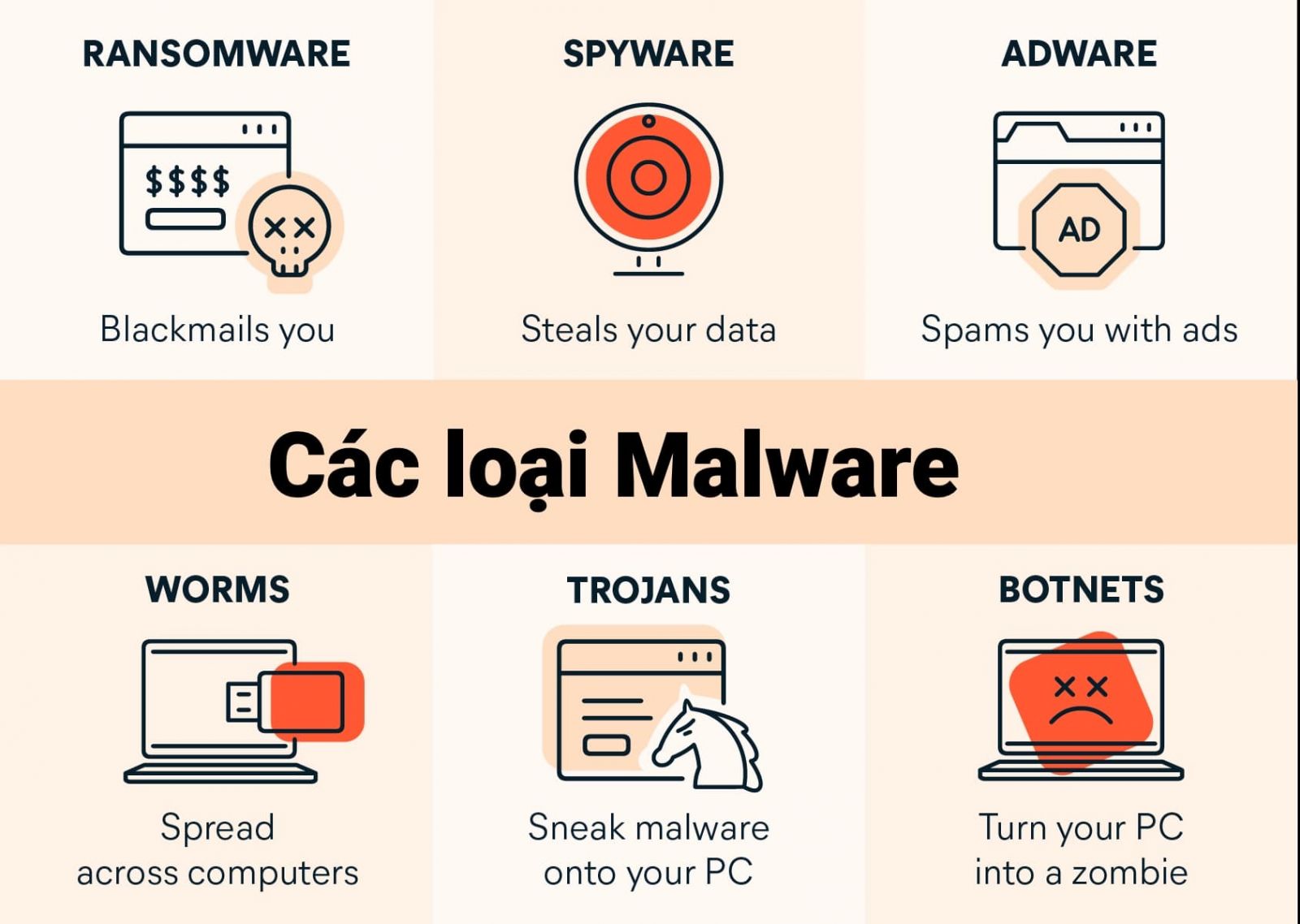 Các loại malware