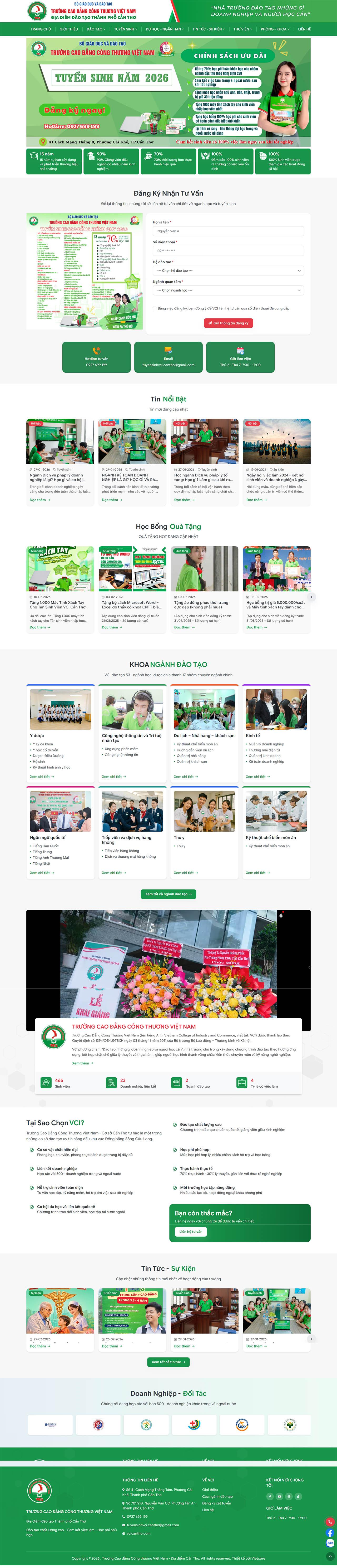 Trường Cao Đẳng Công Thương Việt Nam - CN Cần Thơ