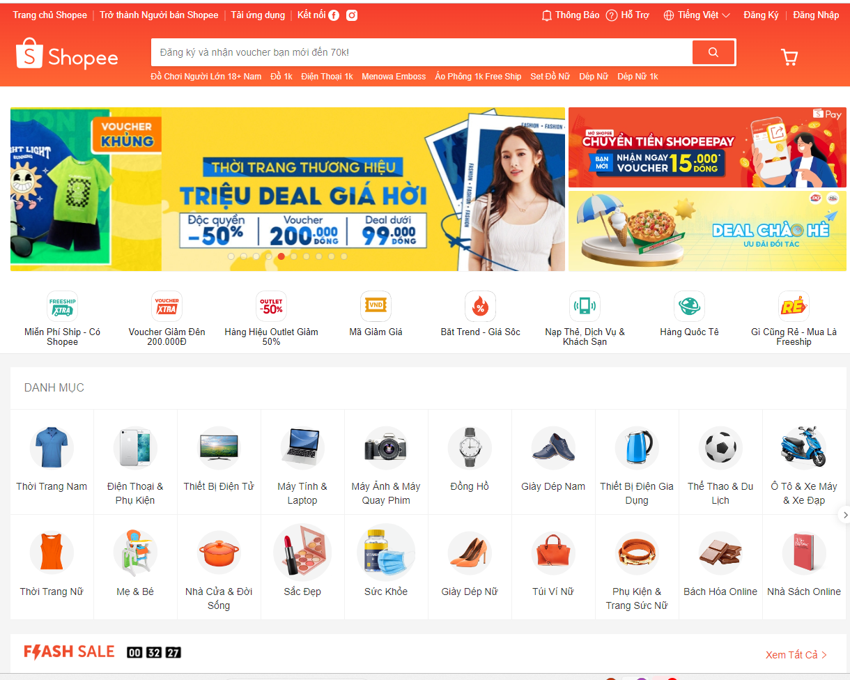 sàn tmđt Shopee