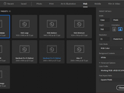 Tổng hợp những kích thước thiết kế website cơ bản