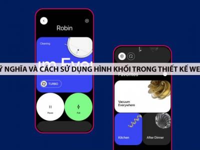 Ý nghĩa và cách sử dụng hình khối trong thiết kế web
